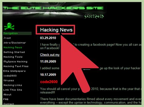 Hacking Website